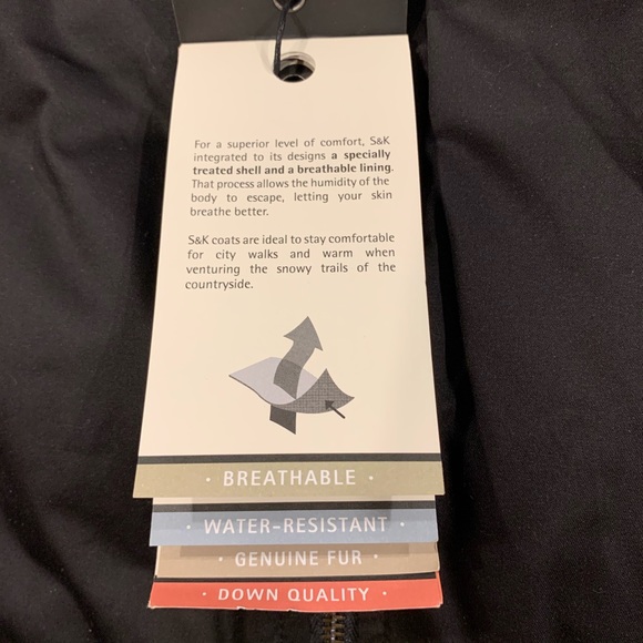 ❄️NWT Soia & Kyo down winter coat with fur at hood - Picture 12 of 16